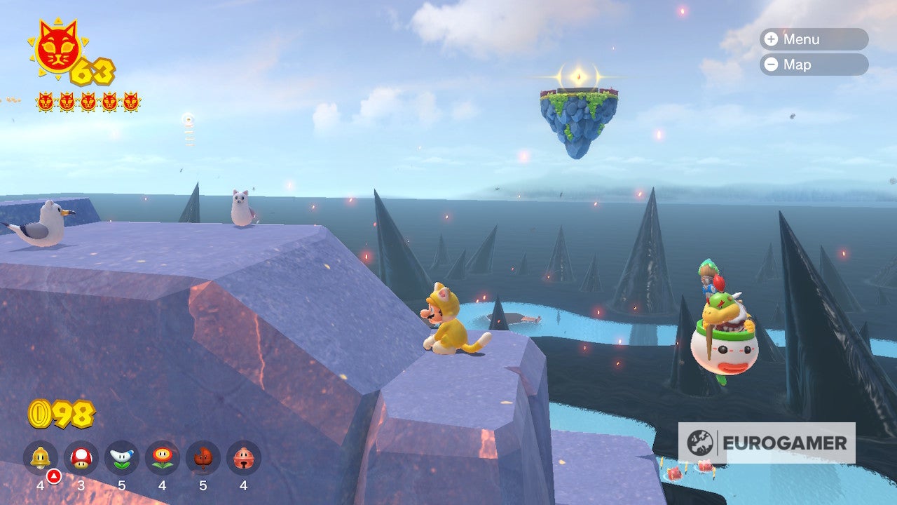 Bowser s Fury Shine locations  Where to find all 100 Cat Shines in the Super Mario 3D World expansion - 63