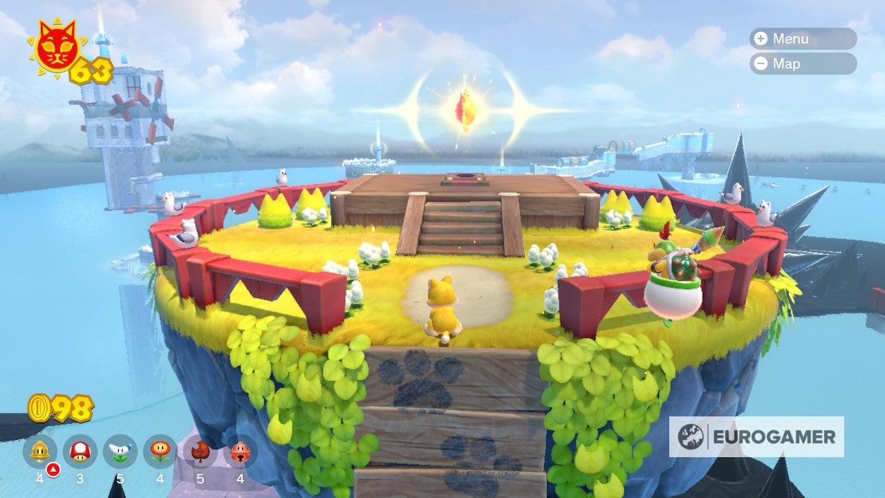 Bowser s Fury Shine locations  Where to find all 100 Cat Shines in the Super Mario 3D World expansion - 58