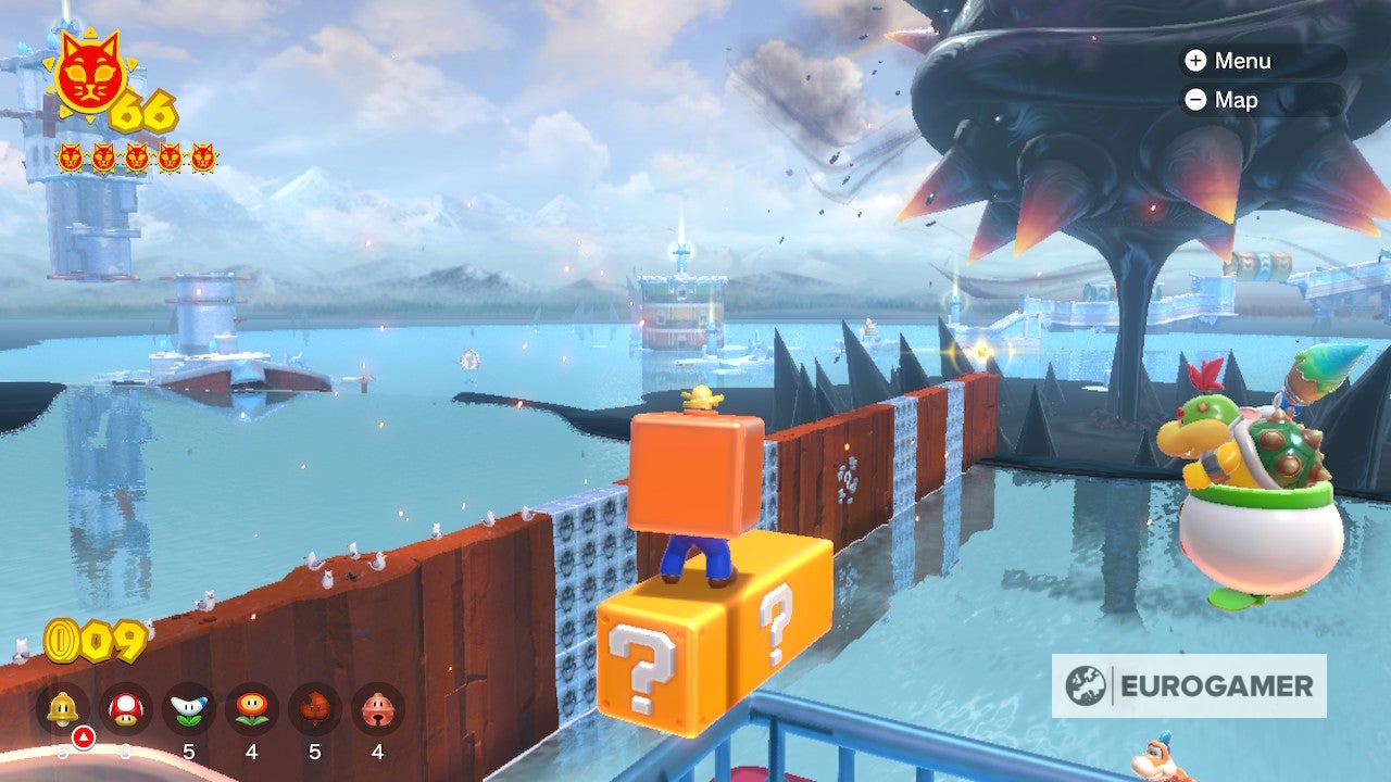 Bowser s Fury Shine locations  Where to find all 100 Cat Shines in the Super Mario 3D World expansion - 48