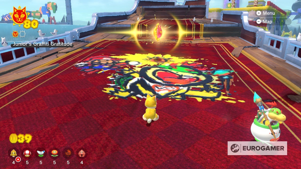 Bowser s Fury Shine locations  Where to find all 100 Cat Shines in the Super Mario 3D World expansion - 15