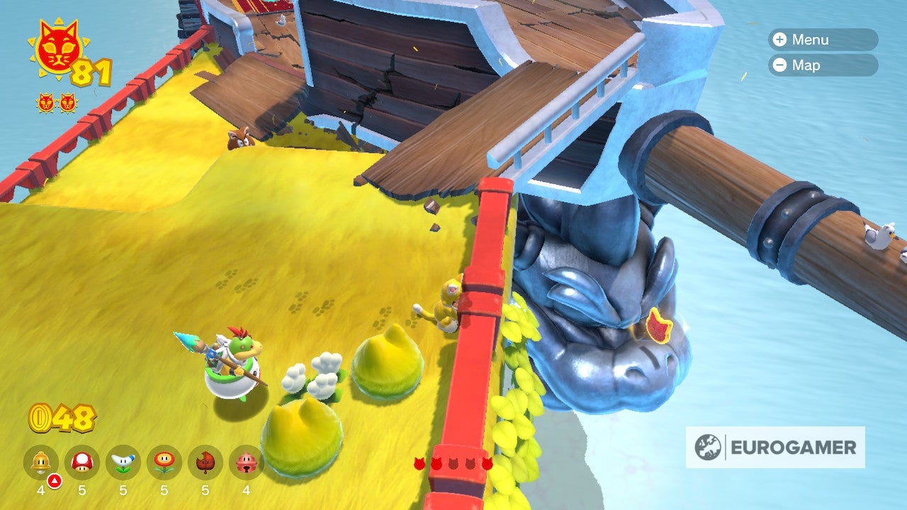 Bowser s Fury Shine locations  Where to find all 100 Cat Shines in the Super Mario 3D World expansion - 56