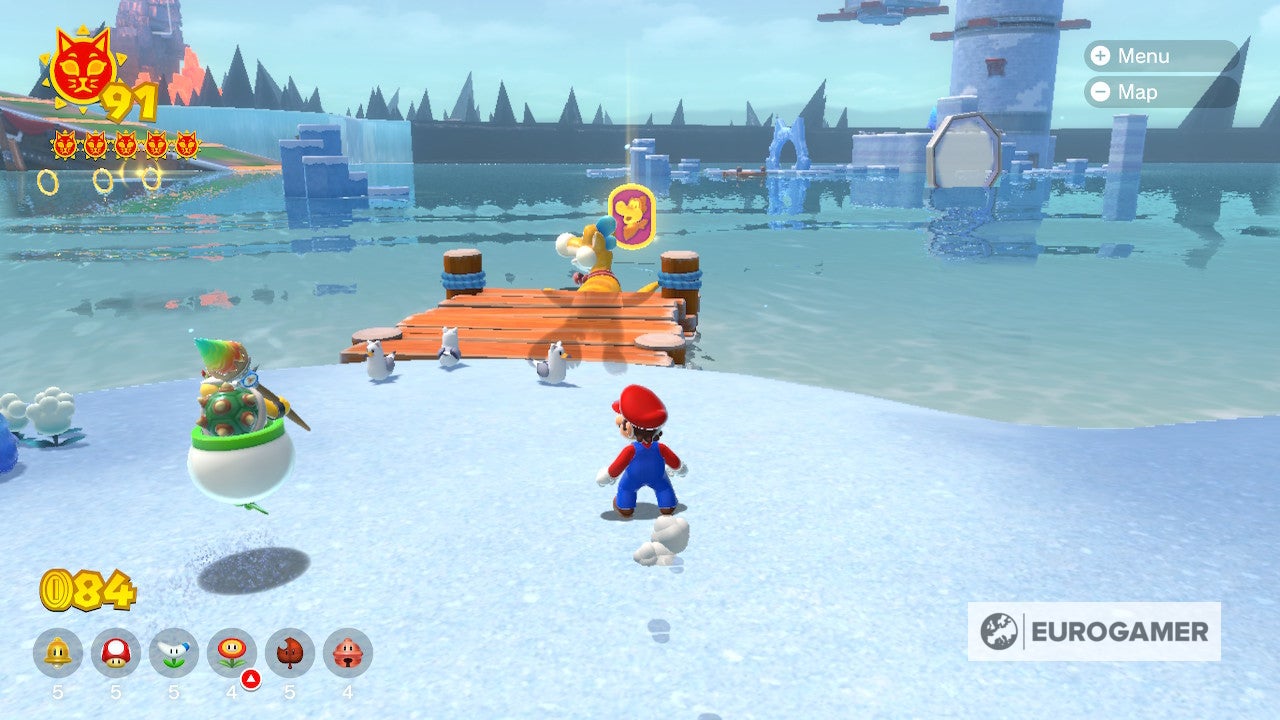 Bowser s Fury Shine locations  Where to find all 100 Cat Shines in the Super Mario 3D World expansion - 91