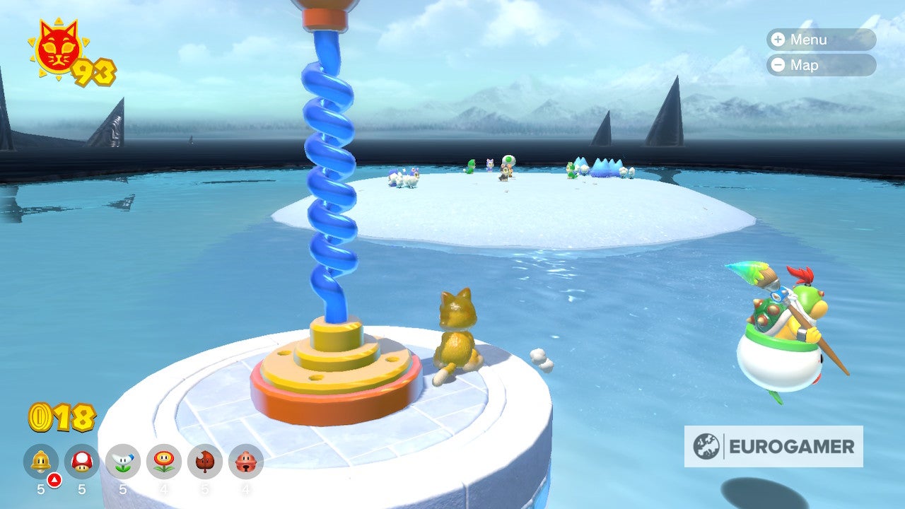 Bowser s Fury Shine locations  Where to find all 100 Cat Shines in the Super Mario 3D World expansion - 60