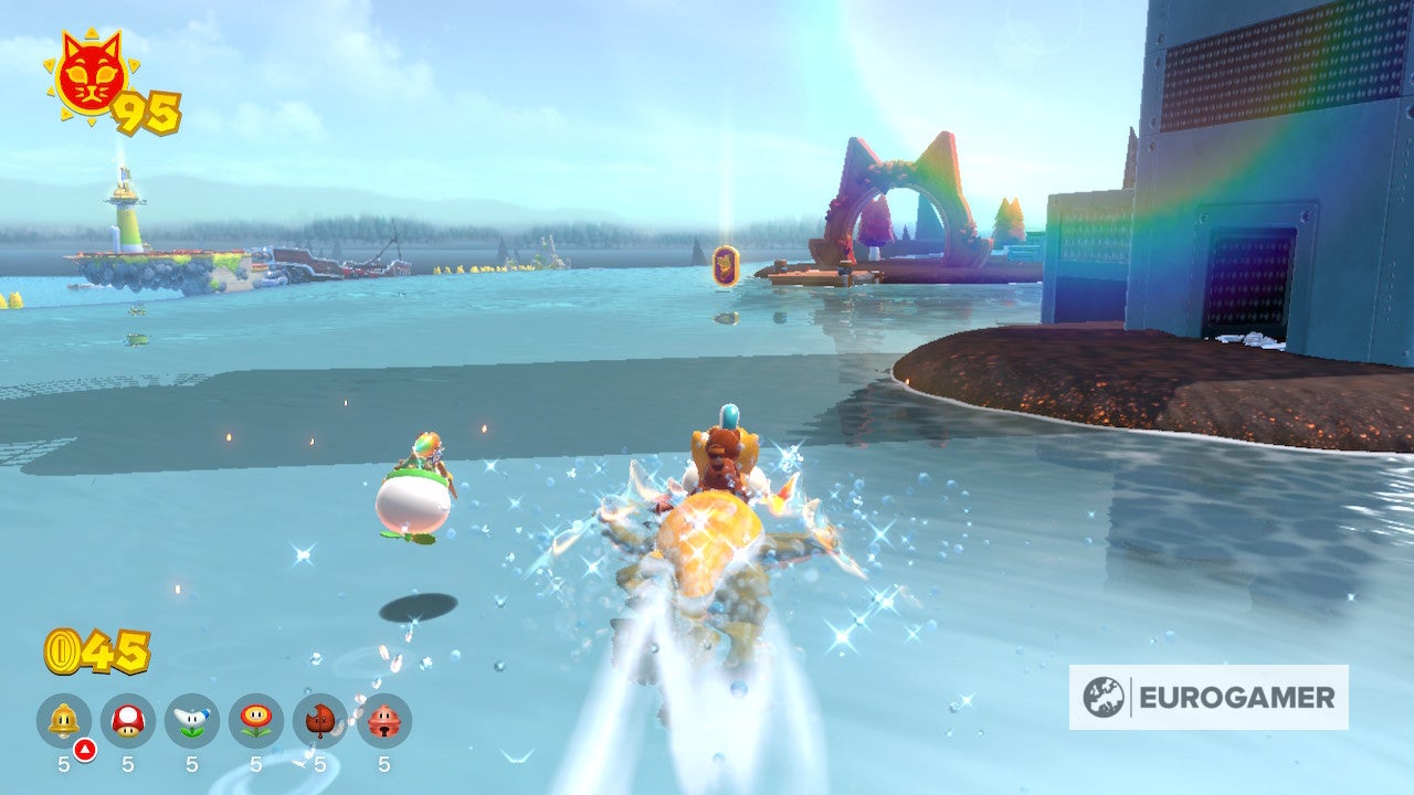 Bowser s Fury Shine locations  Where to find all 100 Cat Shines in the Super Mario 3D World expansion - 45