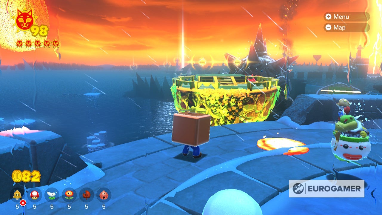 Bowser s Fury Shine locations  Where to find all 100 Cat Shines in the Super Mario 3D World expansion - 74