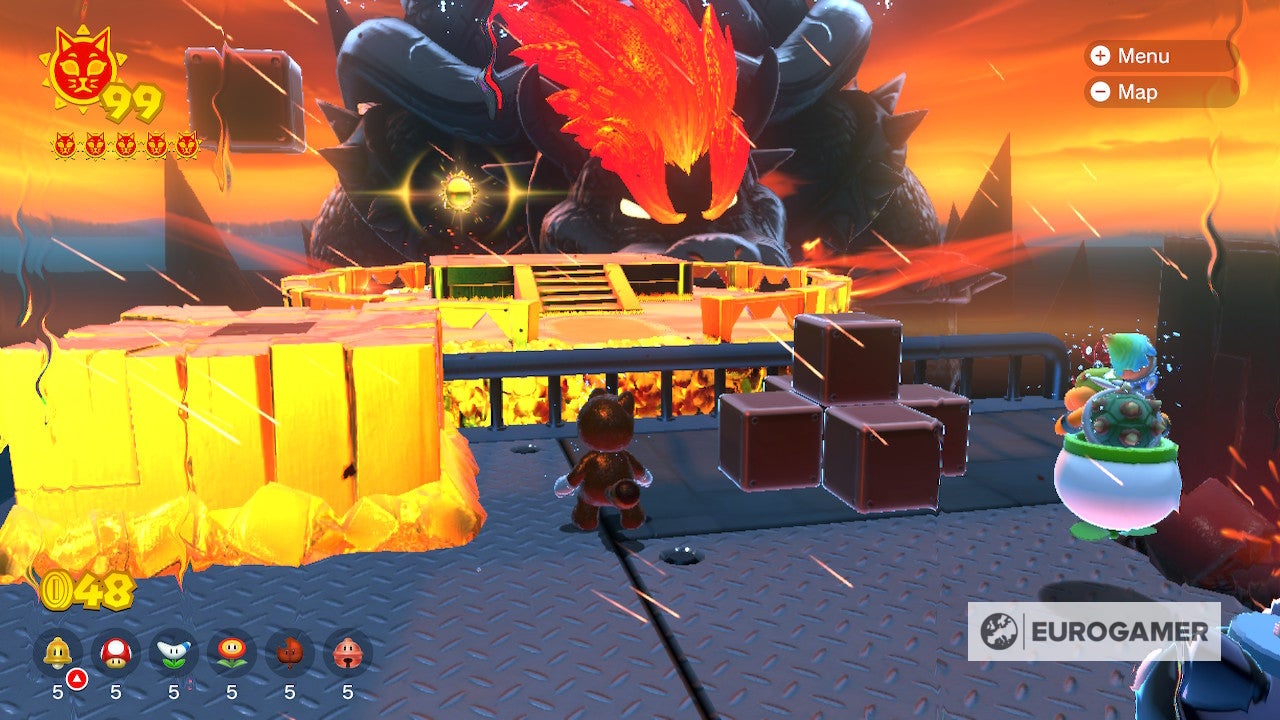 Bowser s Fury Shine locations  Where to find all 100 Cat Shines in the Super Mario 3D World expansion - 46