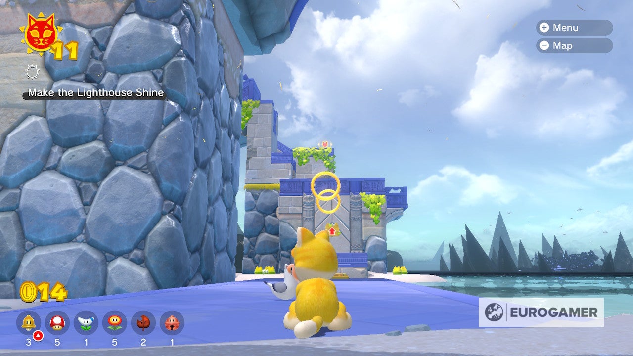 Bowser s Fury Shine locations  Where to find all 100 Cat Shines in the Super Mario 3D World expansion - 95