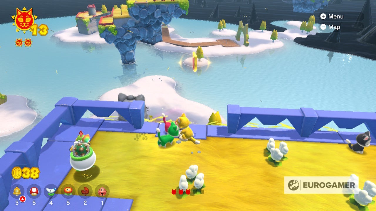 Bowser s Fury Shine locations  Where to find all 100 Cat Shines in the Super Mario 3D World expansion - 67