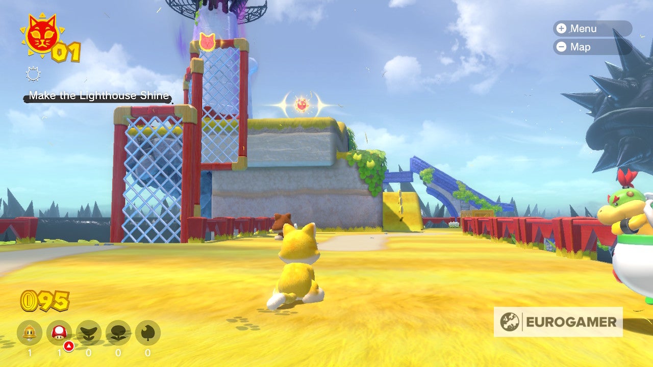 Bowser s Fury Shine locations  Where to find all 100 Cat Shines in the Super Mario 3D World expansion - 23
