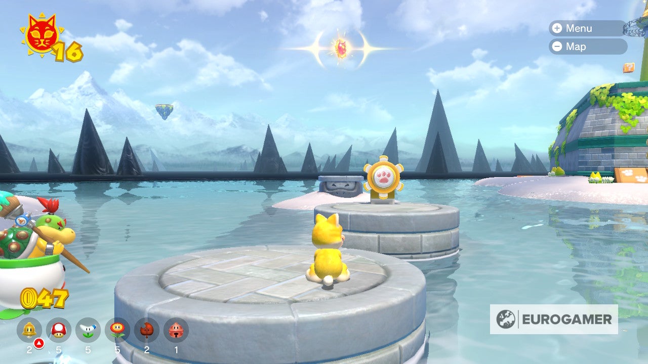 Bowser s Fury Shine locations  Where to find all 100 Cat Shines in the Super Mario 3D World expansion - 48