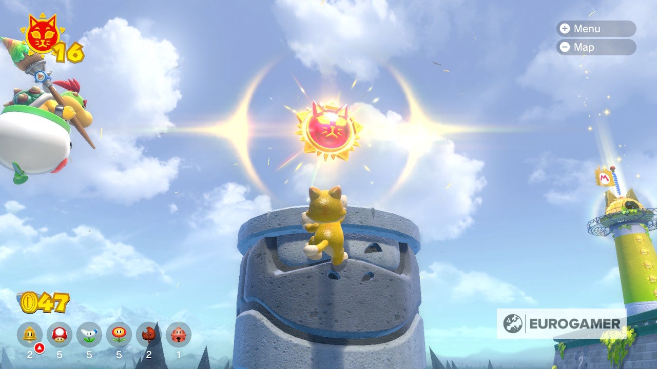 Bowser s Fury Shine locations  Where to find all 100 Cat Shines in the Super Mario 3D World expansion - 7