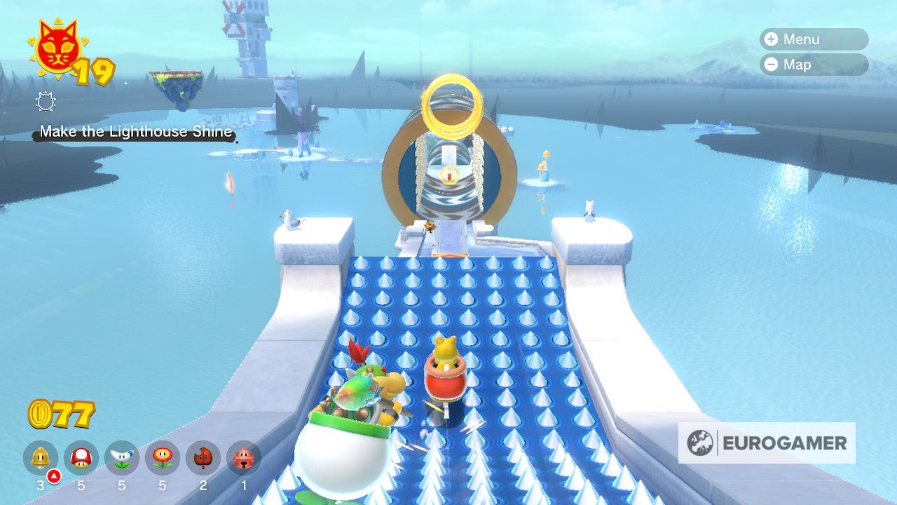 Bowser s Fury Shine locations  Where to find all 100 Cat Shines in the Super Mario 3D World expansion - 37