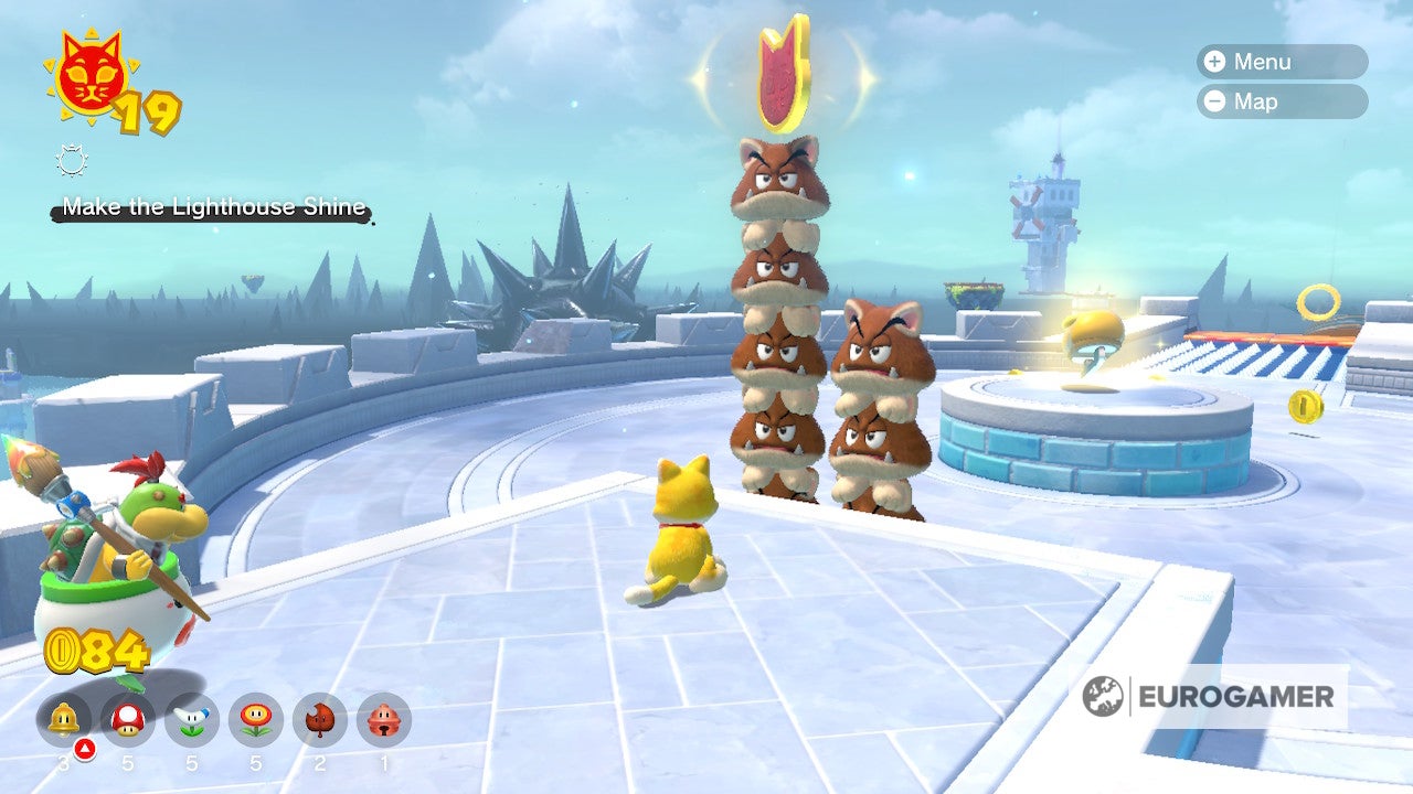 Bowser s Fury Shine locations  Where to find all 100 Cat Shines in the Super Mario 3D World expansion - 25