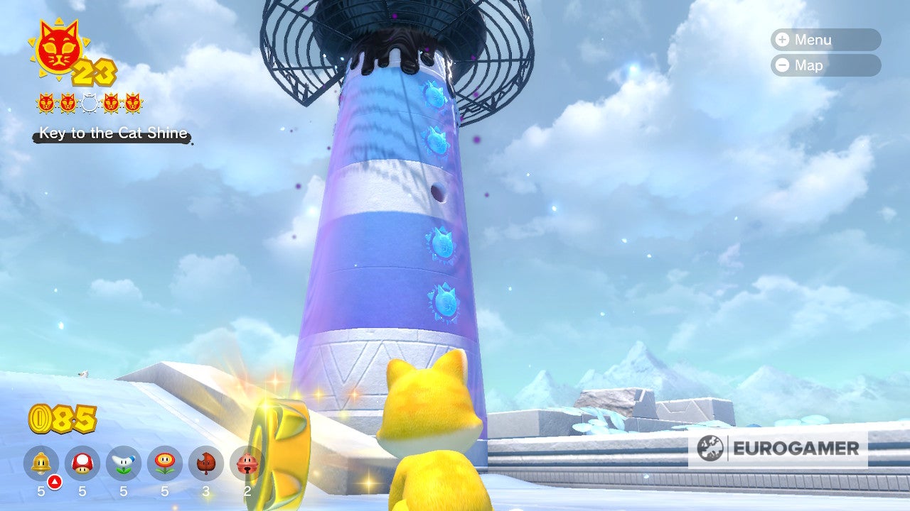 Bowser s Fury Shine locations  Where to find all 100 Cat Shines in the Super Mario 3D World expansion - 29
