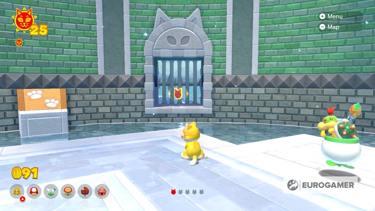 Bowser s Fury Shine locations  Where to find all 100 Cat Shines in the Super Mario 3D World expansion - 91