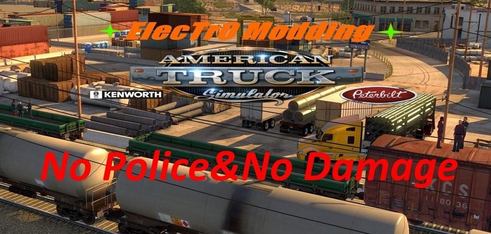 Obrazki dla Brak policji i obrażeń - mod do American Truck Simulator