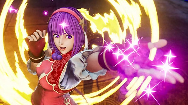 Imagem para Eis gameplay de Athena em King of Fighters 15