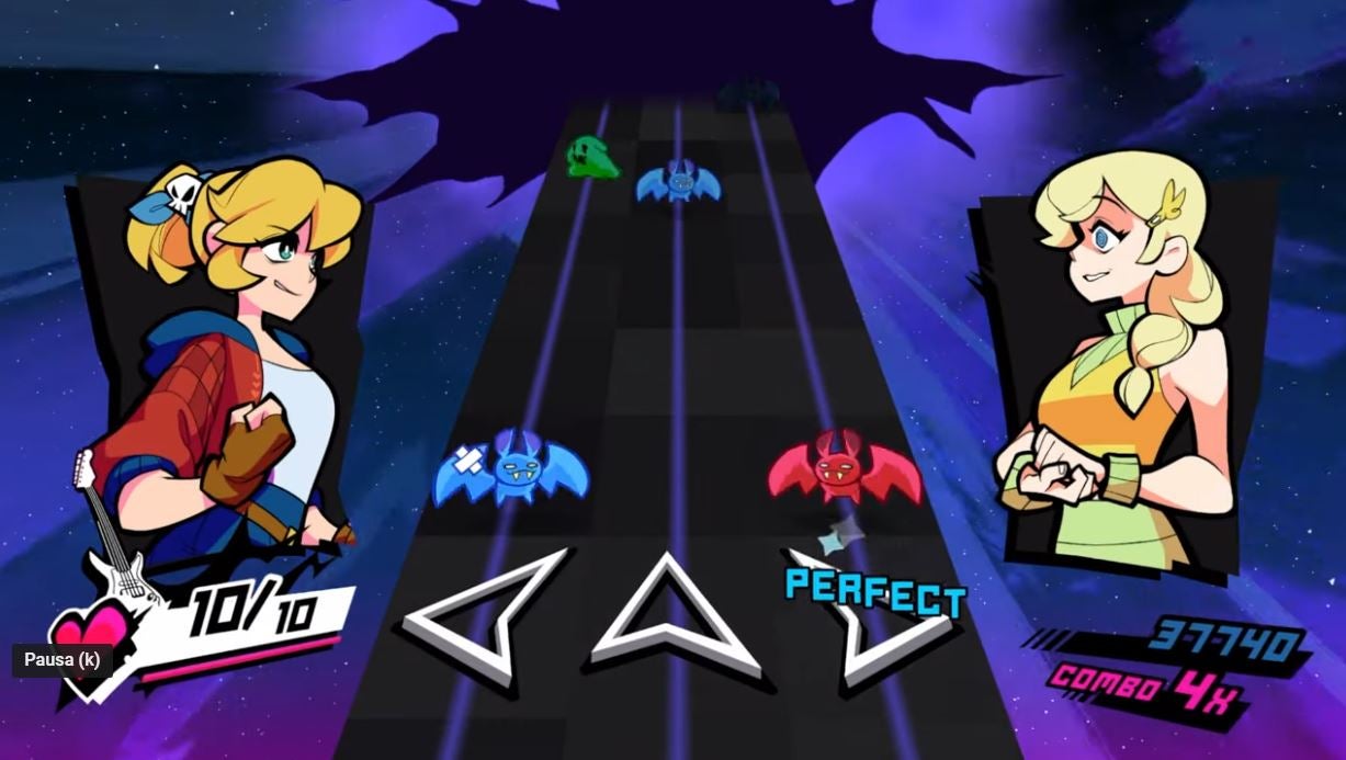 Imagen para Rift of the Necrodancer es un spin-off de Crypt of the Necrodancer al estilo Guitar Hero