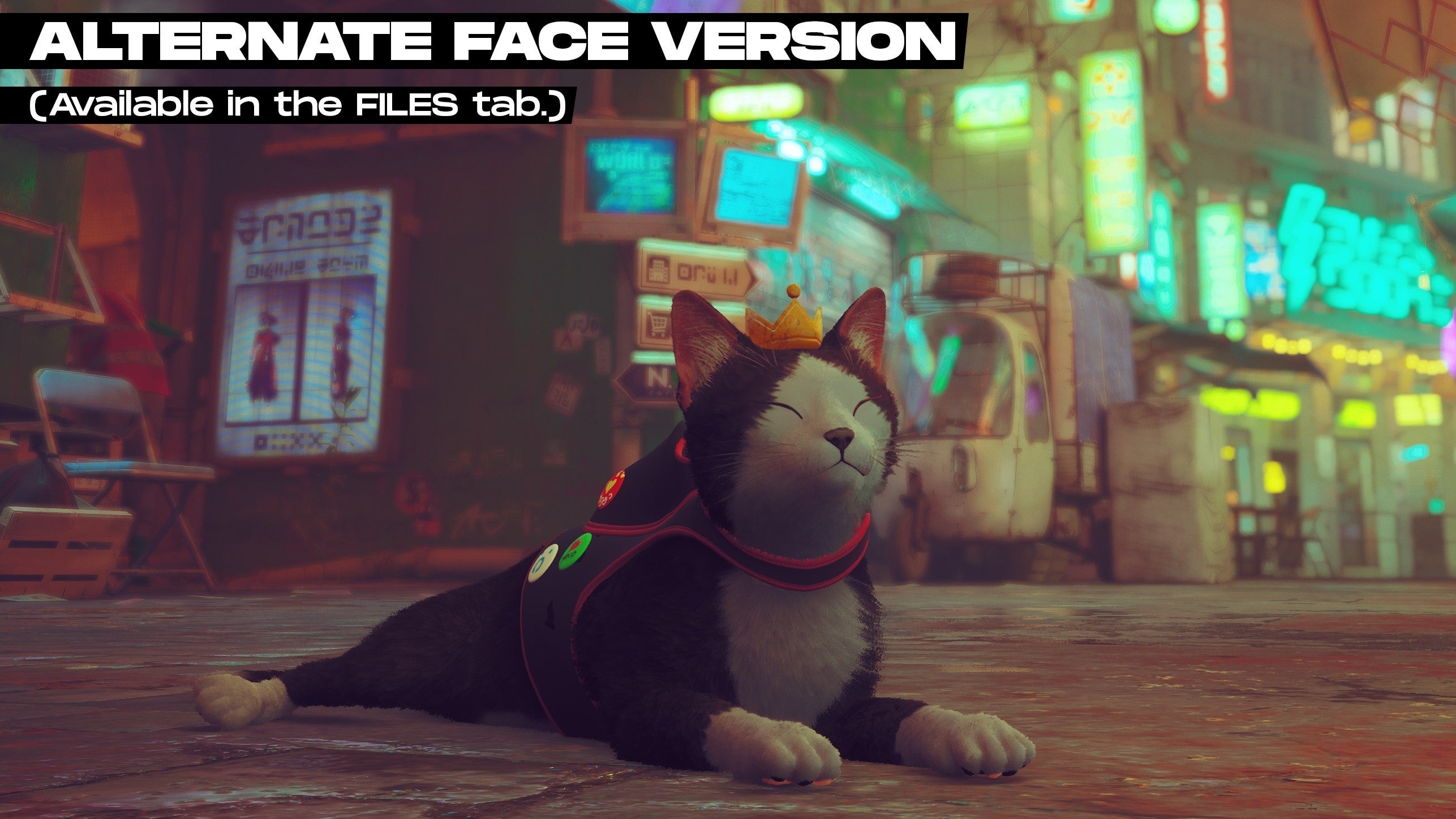 Cait Sith modded into Stray.