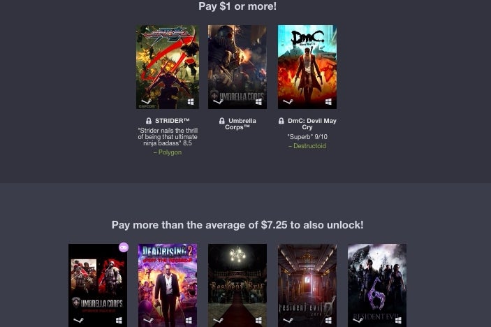 Image for Capcom Humble Bundle lets you pay what you want for DmC