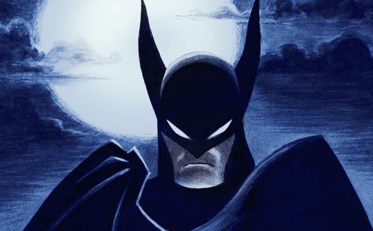 Cropped illustration from cover of Batman Caped Crusader