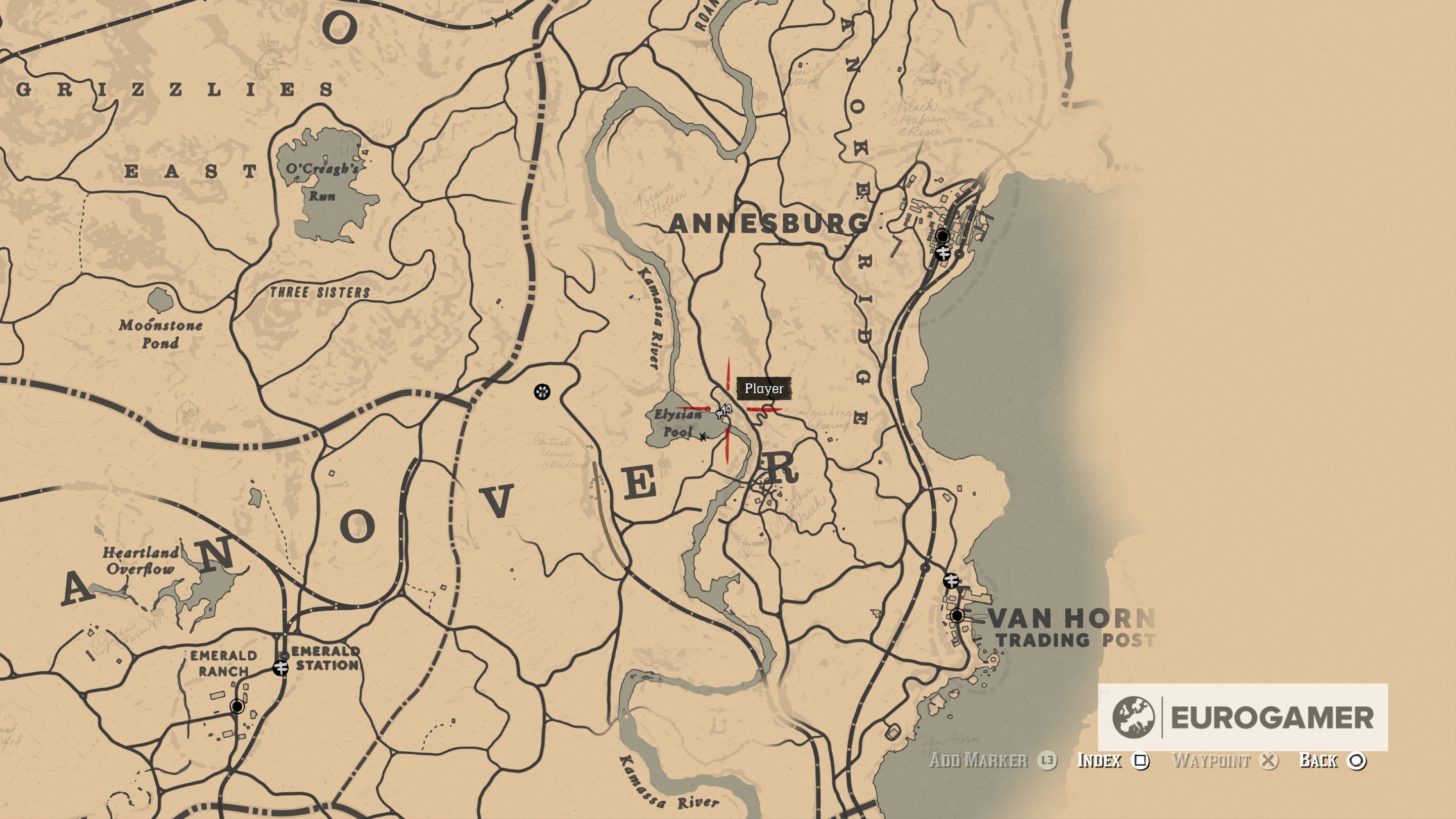 Red Dead Redemption 2 Rock Carving locations - 38