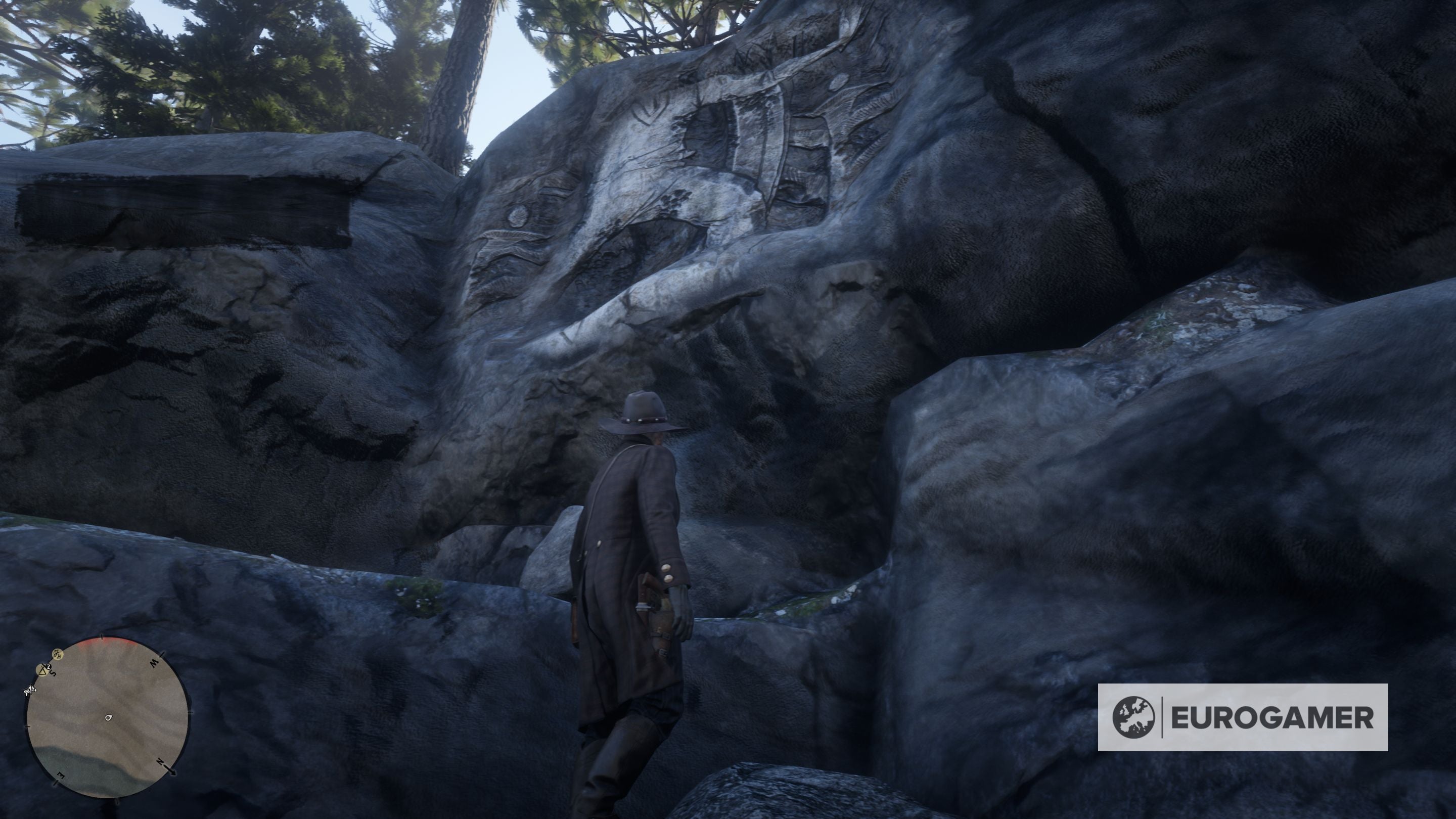 Red Dead Redemption 2 Rock Carving locations - 72