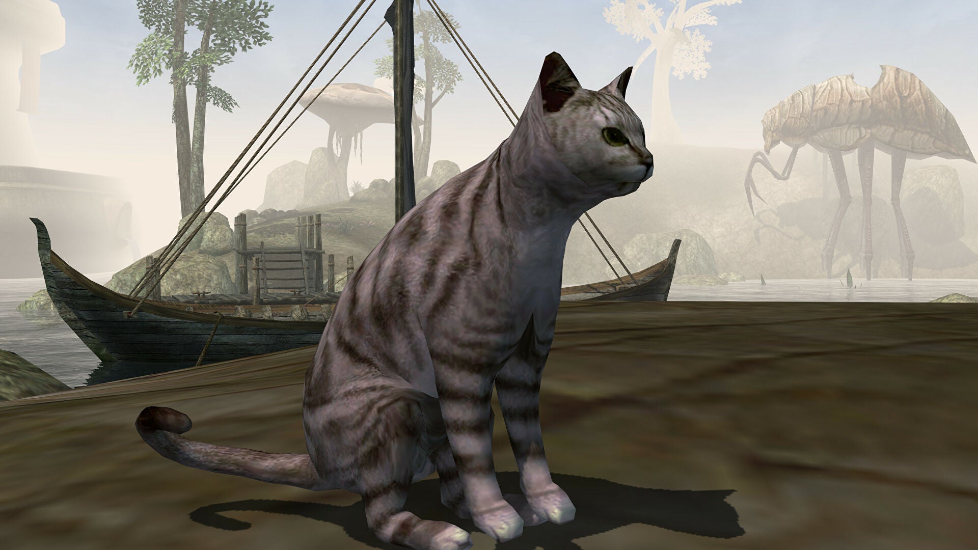 Immagine di The Elder Scrolls III Morrowind e la splendida idea di un modder: il gatto di famiglia per proteggere i figli