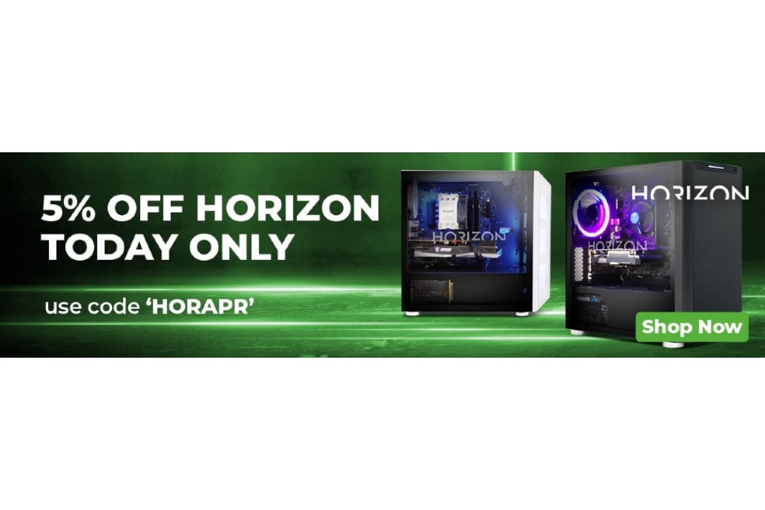 Save 5 per cent on Horizon gaming PCs today at CCL - 41