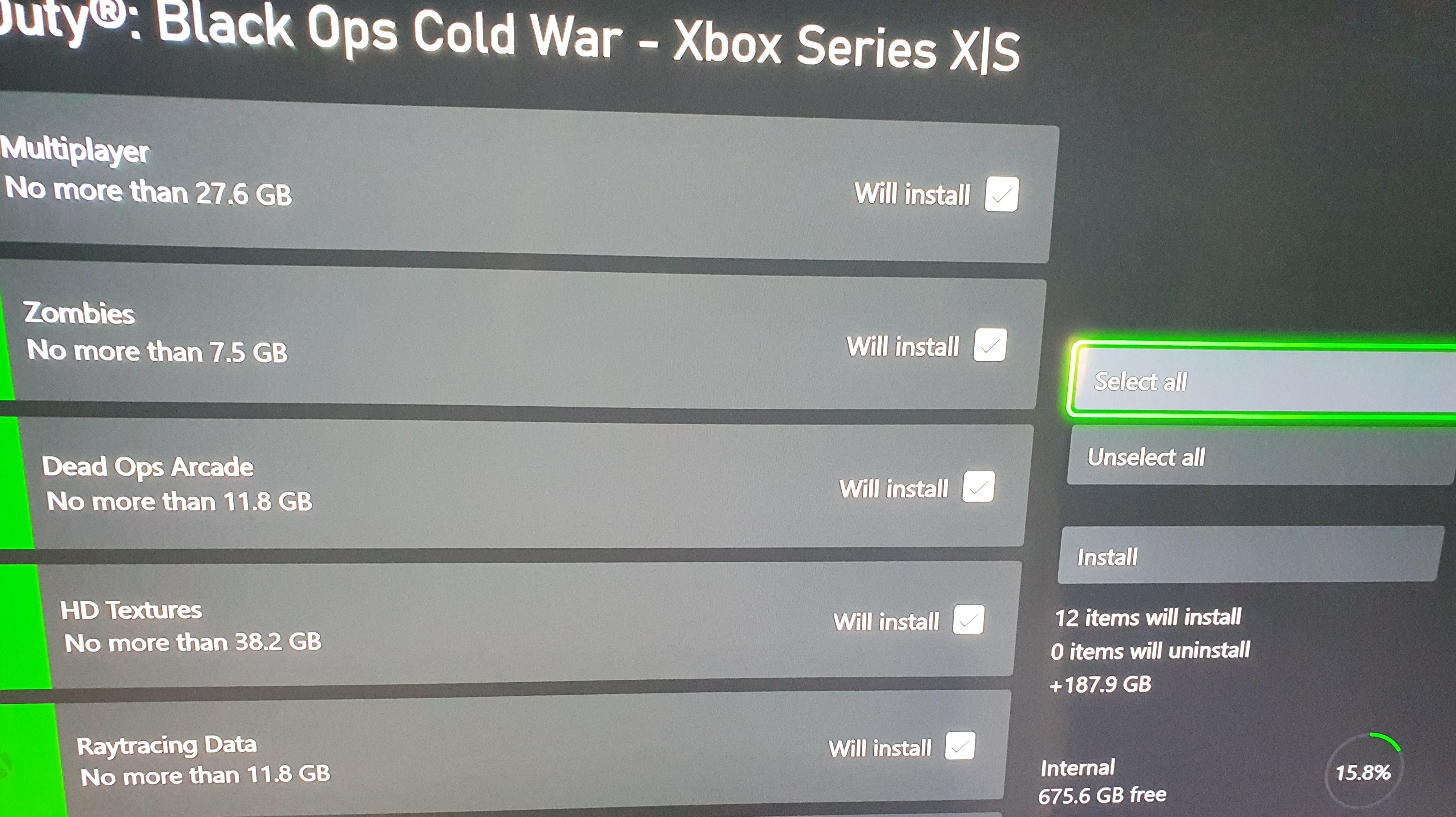 Image for Cena za 4K hraní a raytracing: požadavek 187 GB Call of Duty na Xbox Series X
