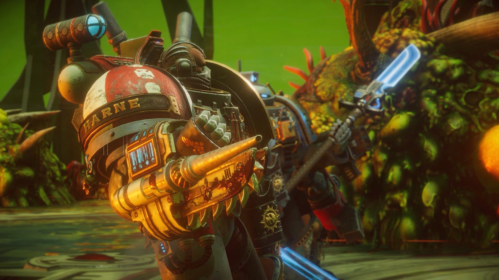 Using Warhammer 40 000  Chaos Gate   Daemonhunters  Space Marine Death Star gets you told off by Andy Serkis - 3