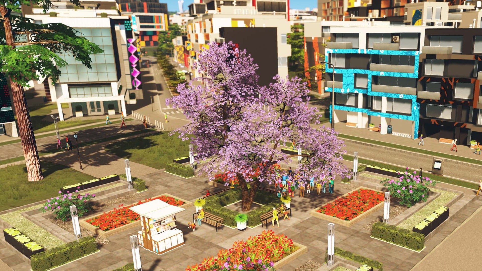 Image for Cities Skylines gets pedestrianisation in new Plazas and Promenades expansion