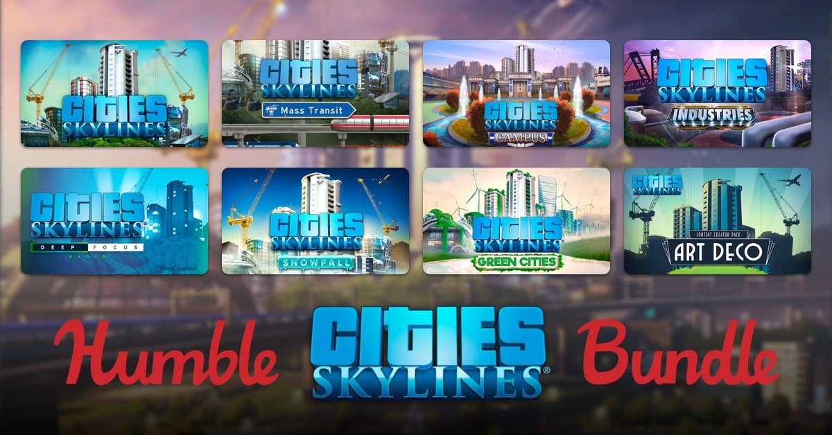 Image for Get Cities: Skylines and loads of DLC for just £15 at Humble