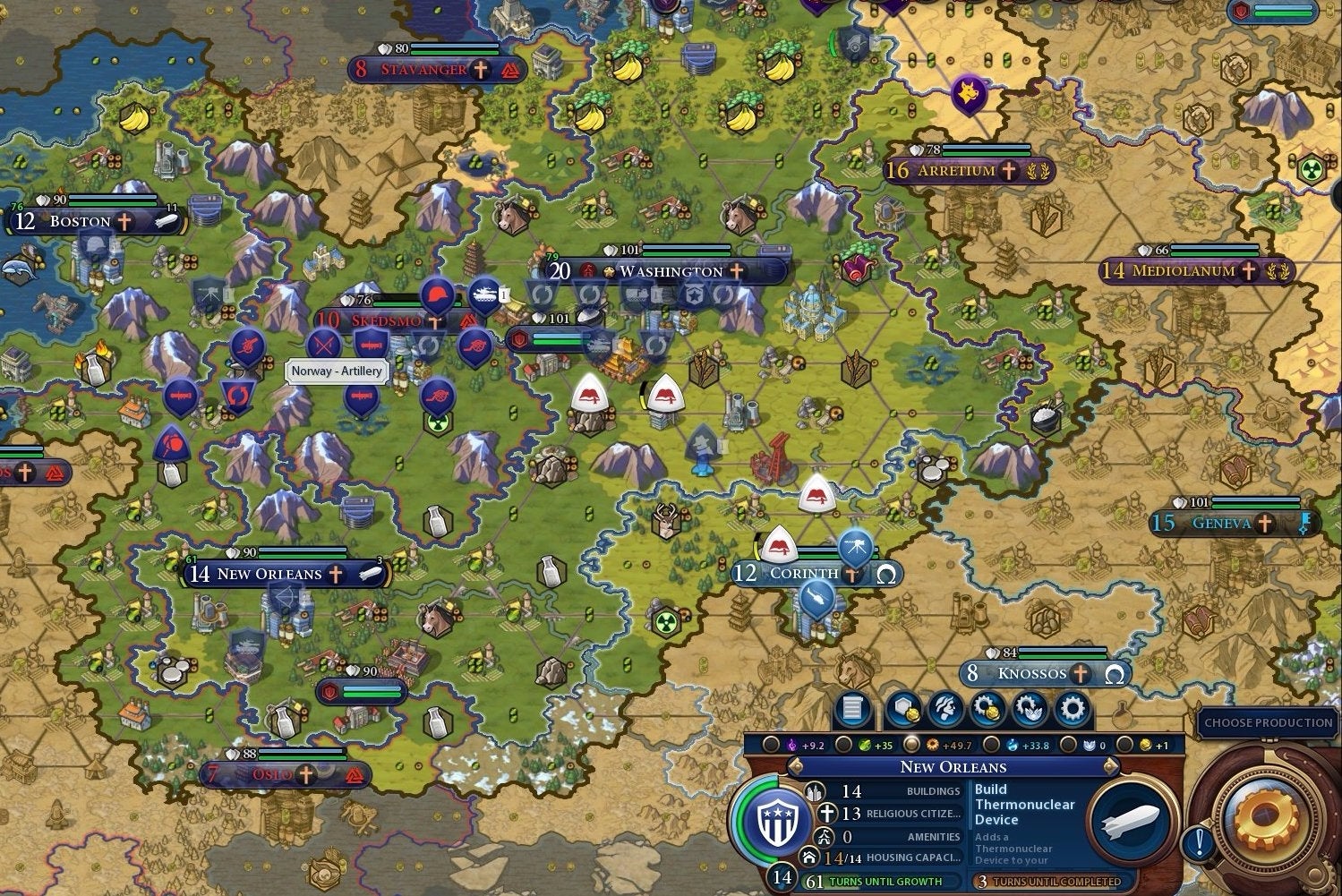 Image for Civilization 6 Domination Victory - war conditions, Casus Belli, and how to win the military victory