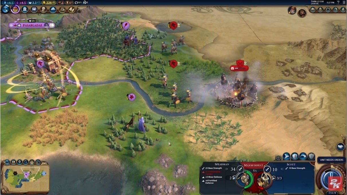 Image for Civilization 6's next update lets you learn to live with those pesky barbarians