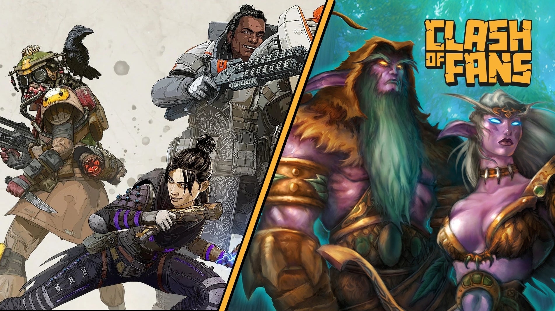 Image for Clash of Fans: World of Warcraft and Apex Legends