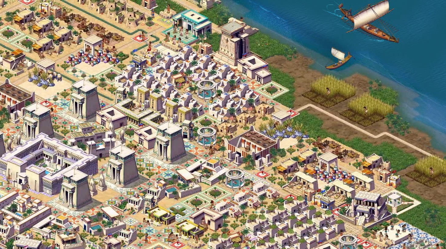 Classic city builder remake Pharaoh A New Era now has a demo on Steam