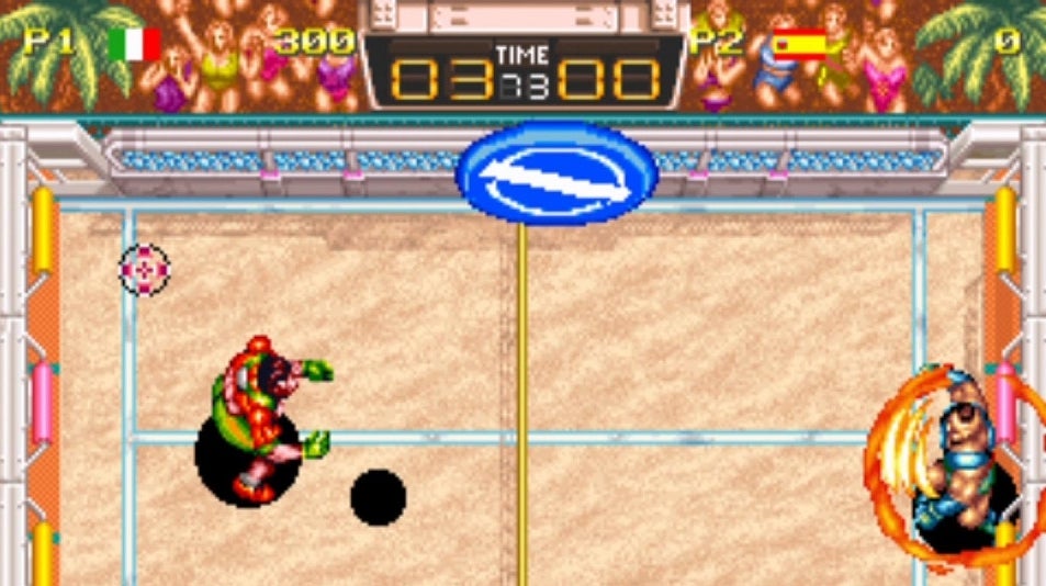 Image for Classic Neo Geo frisb-em-up Windjammers is out now on Switch