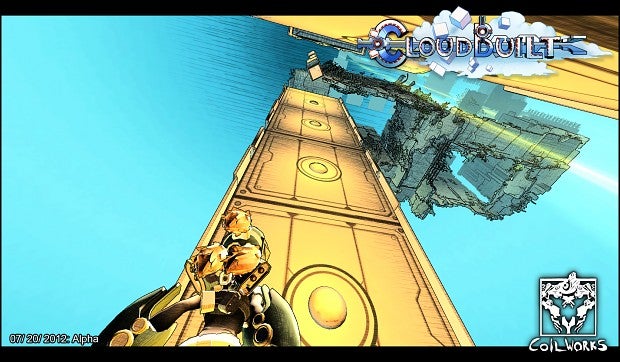 Image for Cloudbuilt is a stylish third-person, cel-shaded parkour game