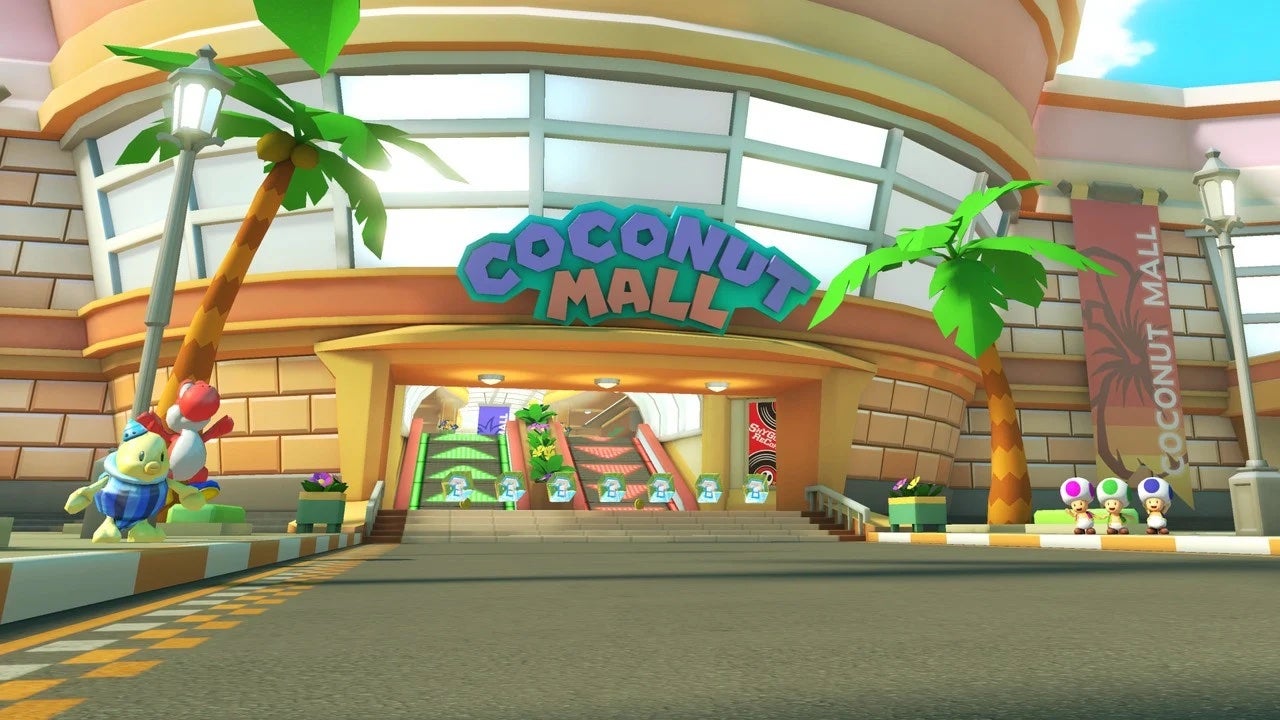 Image for Nintendo changed Coconut Mall in Mario Kart 8 and fans want it reverted