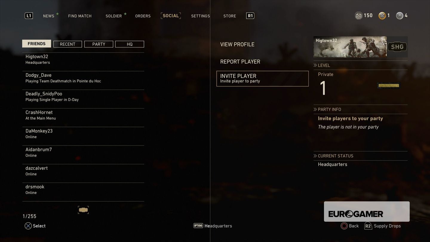 Call of Duty WW2  How to Commend a fellow soldier  with or without an empty Headquarters - 58