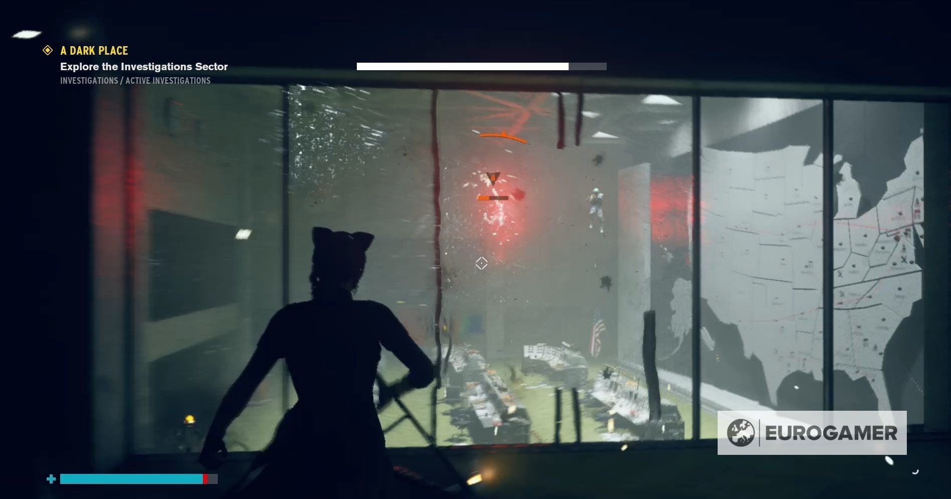 Control AWE DLC walkthrough   A Dark Place mission  Explore the Investigations Sector explained - 65