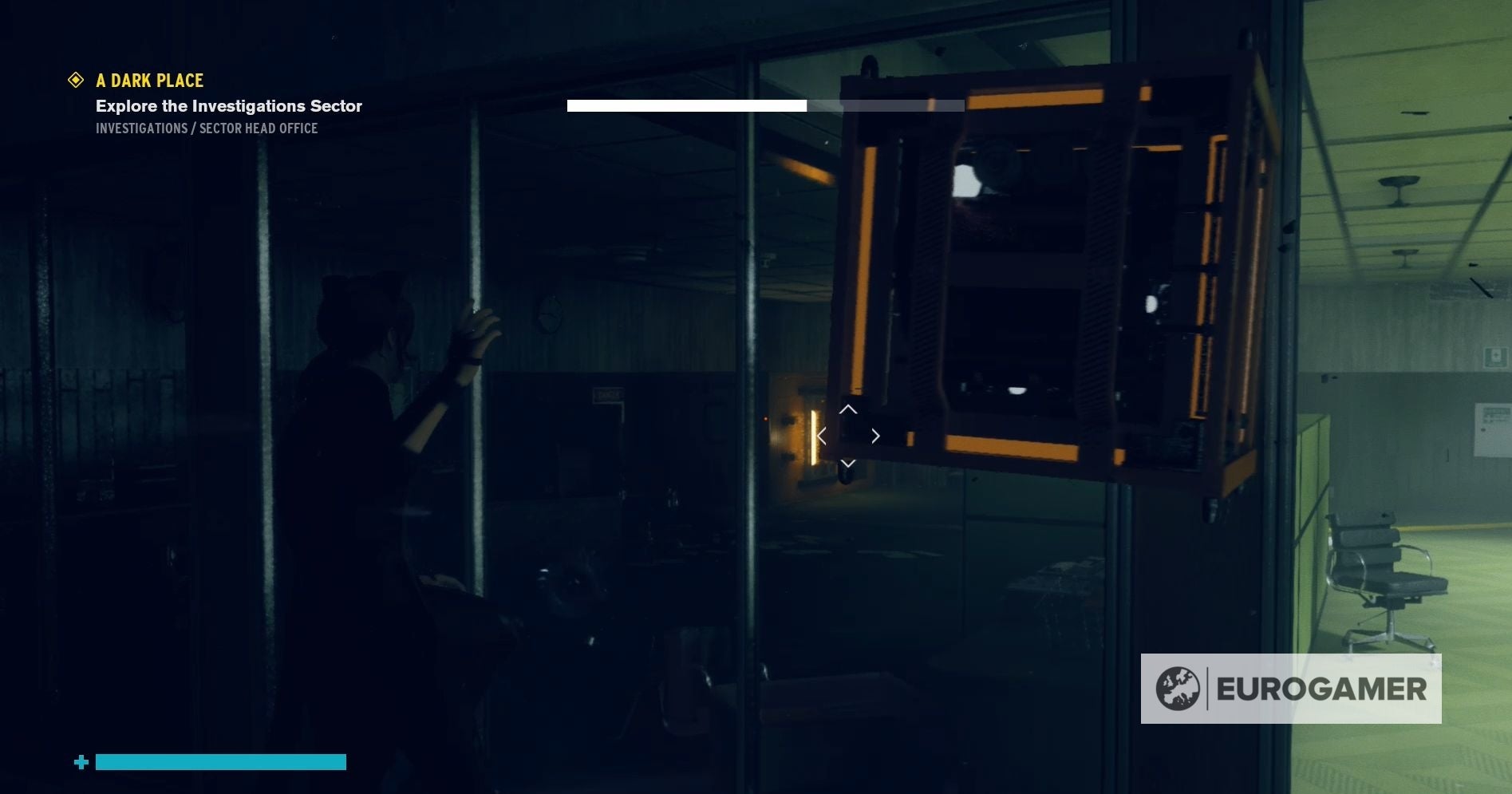 Control AWE DLC walkthrough   A Dark Place mission  Explore the Investigations Sector explained - 58