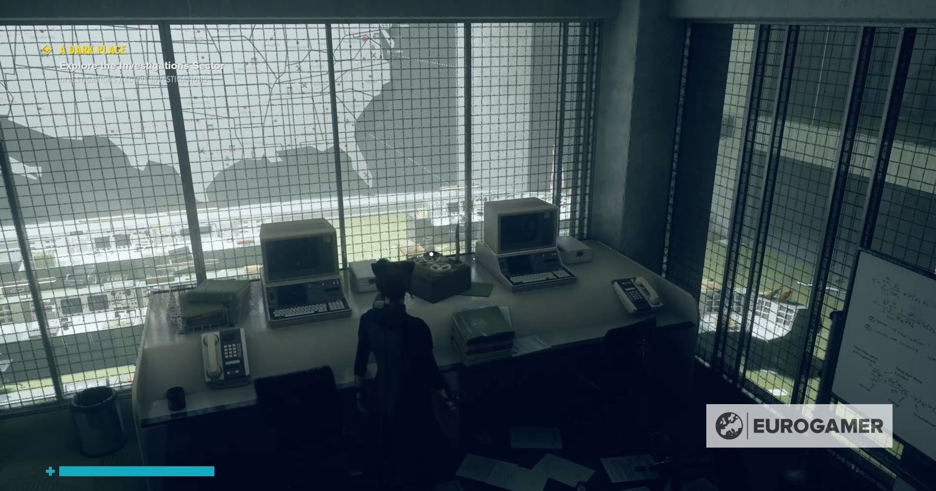 Control AWE DLC walkthrough   A Dark Place mission  Explore the Investigations Sector explained - 61