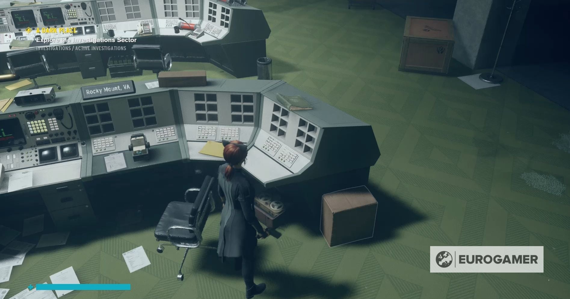 Control AWE DLC walkthrough   A Dark Place mission  Explore the Investigations Sector explained - 7