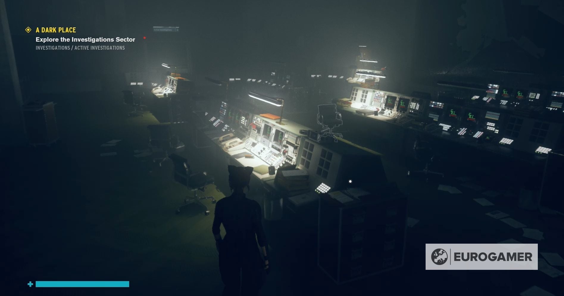 Control AWE DLC walkthrough   A Dark Place mission  Explore the Investigations Sector explained - 16