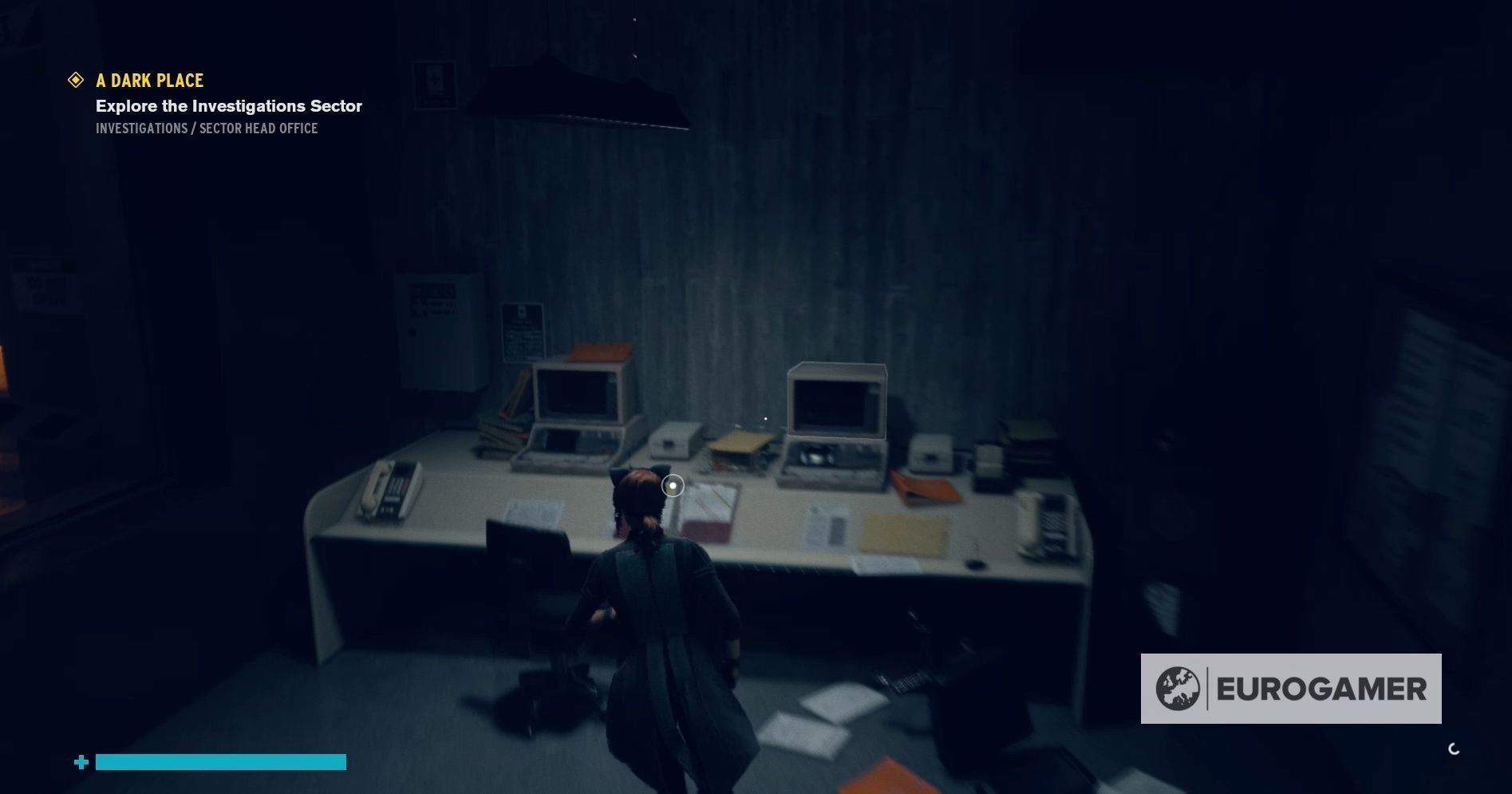 Control AWE DLC walkthrough   A Dark Place mission  Explore the Investigations Sector explained - 33