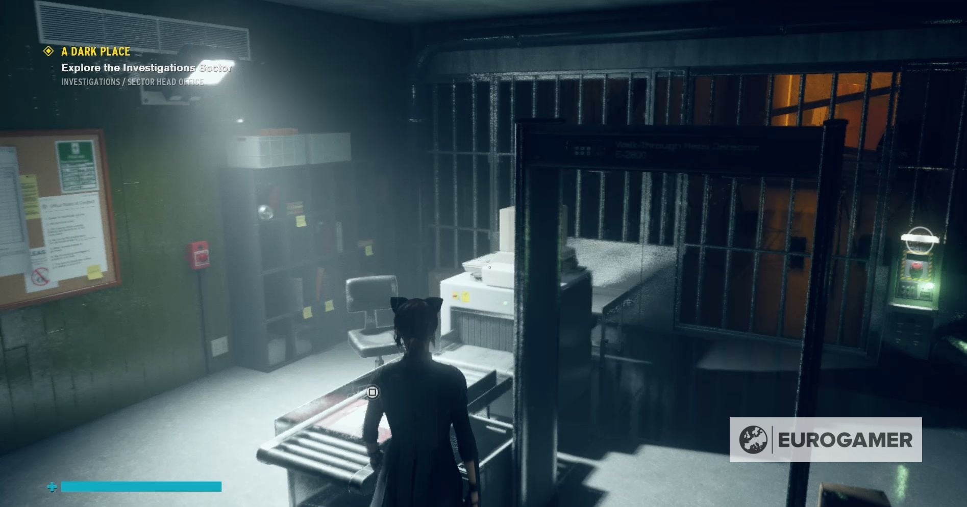 Control AWE DLC walkthrough   A Dark Place mission  Explore the Investigations Sector explained - 8