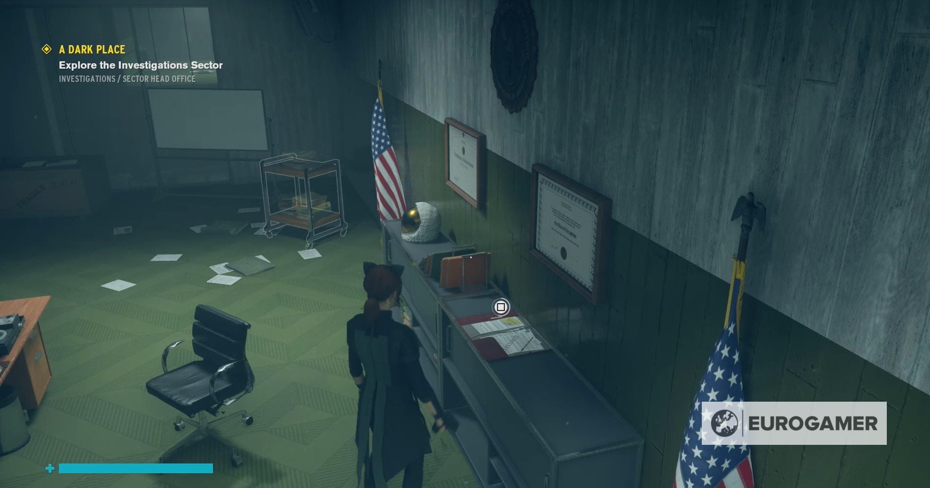 Control AWE DLC walkthrough   A Dark Place mission  Explore the Investigations Sector explained - 89