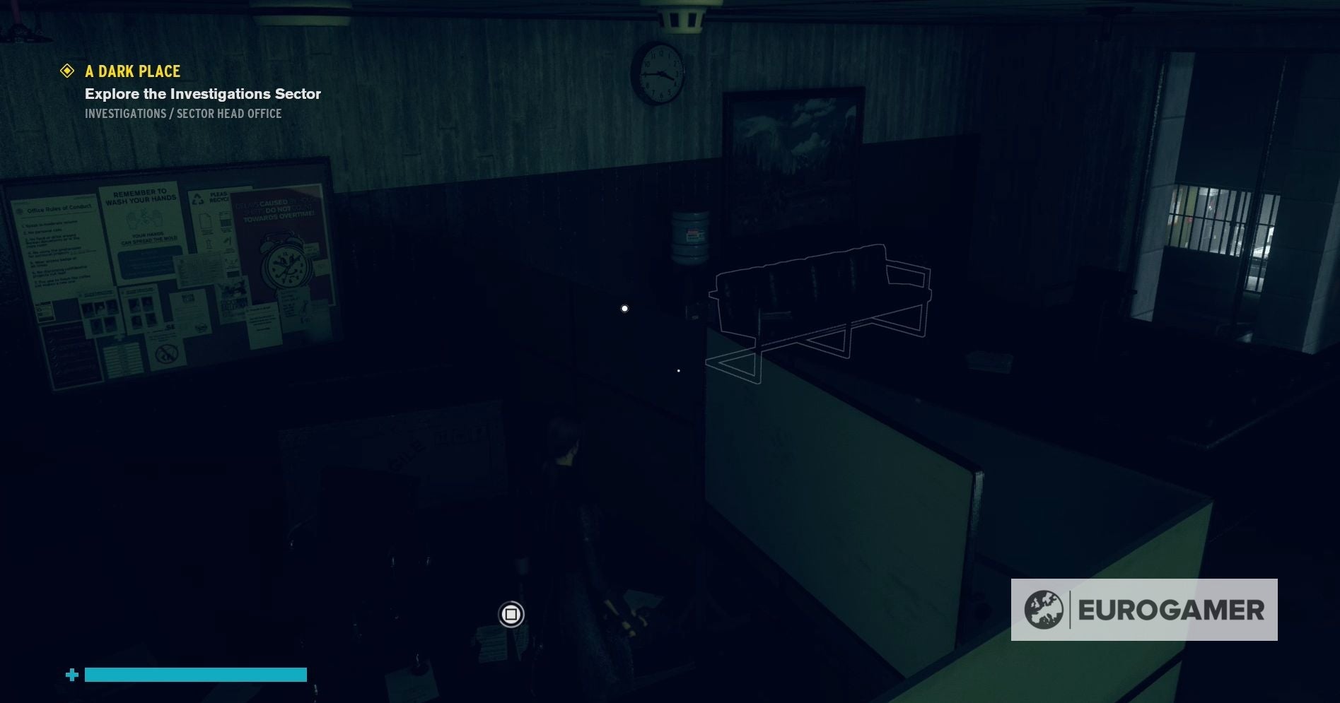 Control AWE DLC walkthrough   A Dark Place mission  Explore the Investigations Sector explained - 21